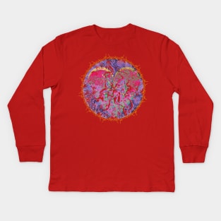 Hearts of Hell Kids Long Sleeve T-Shirt